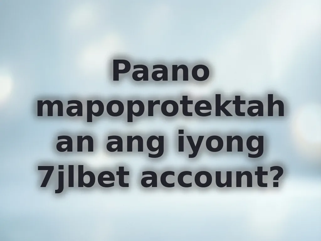 Account Security